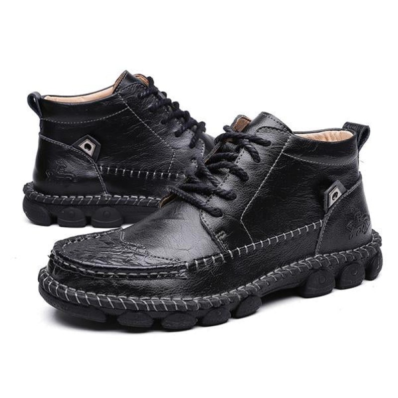 VINTAGE MENS LEATHER SHORT BOOTS 59095930X