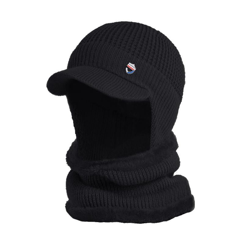 Mens Ear Protector Neck Warm Knit Cap 80451294Y
