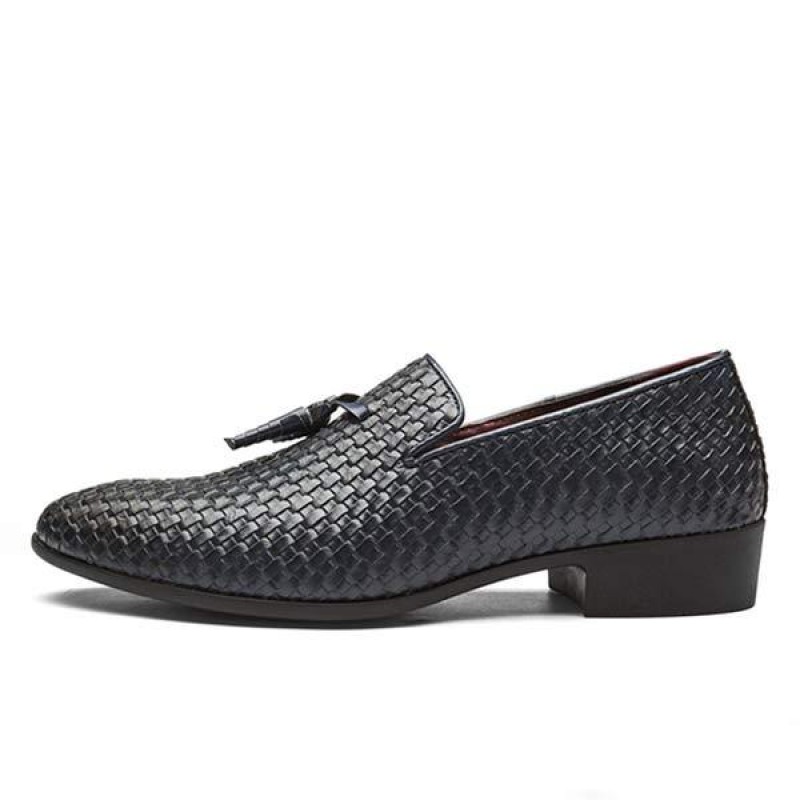 MENS WOVEN LEATHER SHOES 21875028