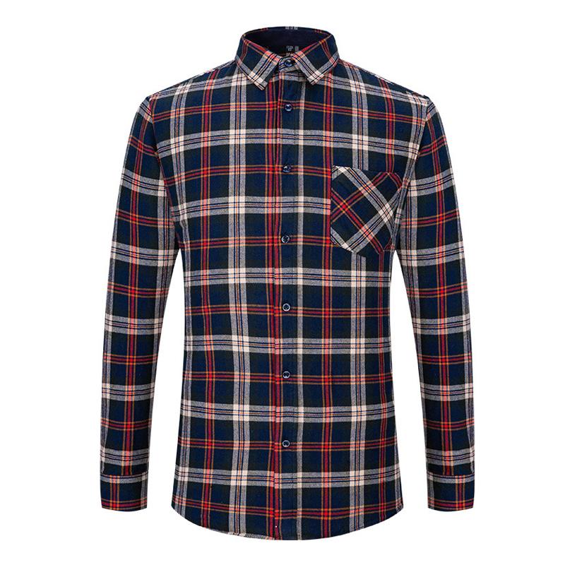 Mens Brushed Casual Long Sleeve Shirt 72663341X