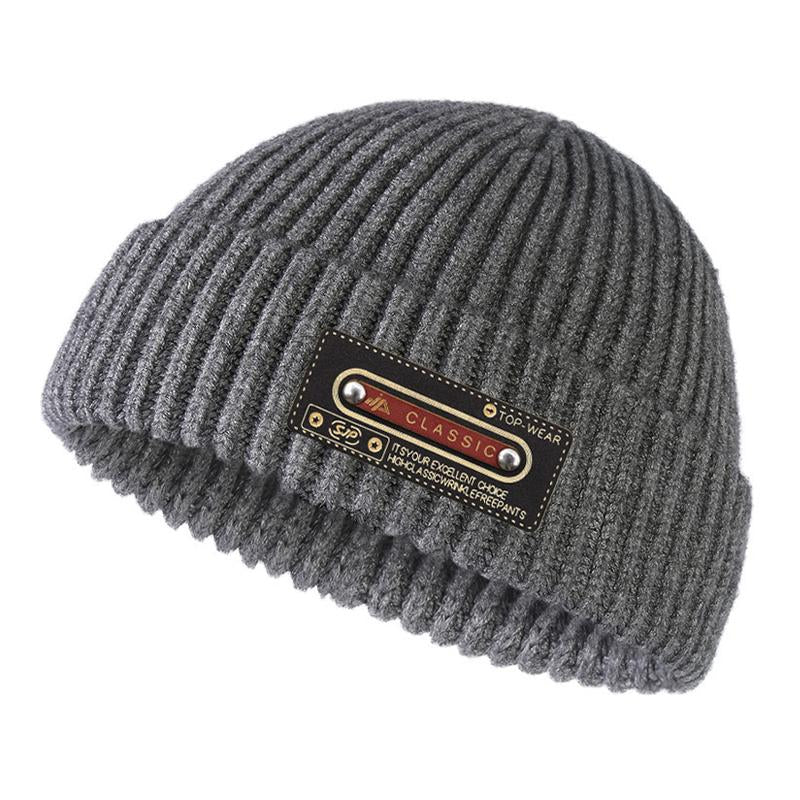 MenS Solid Color Warm Knitted Hat 81557867Y