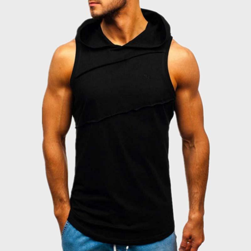 Mens Casual Hooded Tank Top 28053241M