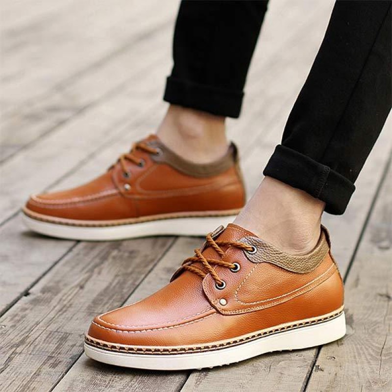 MENS CASUAL BUSINESS LEATHER SHOES 23583763
