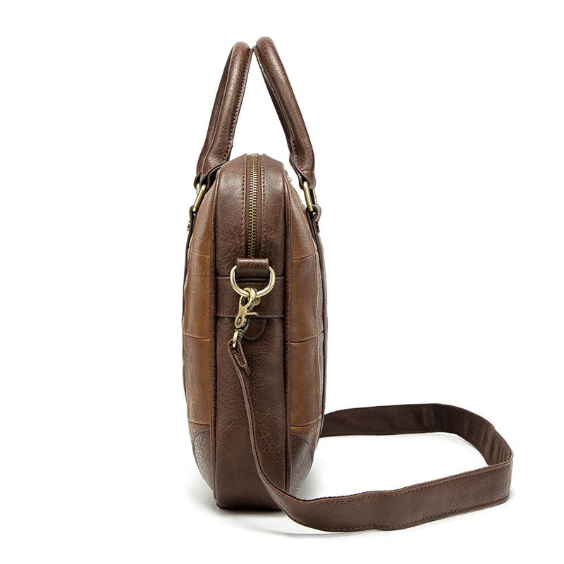 Mens Vintage Plaid Briefcase 06773937Y