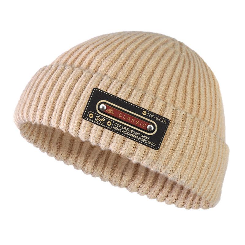MenS Solid Color Warm Knitted Hat 81557867Y