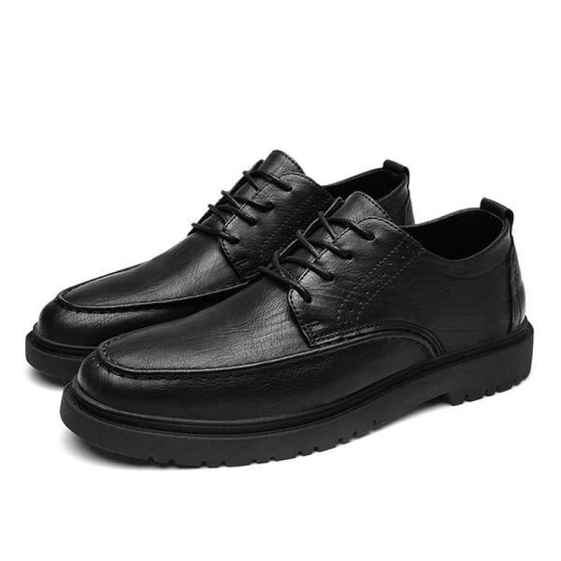 MENS LACE-UP LEATHER SHOES 49453872