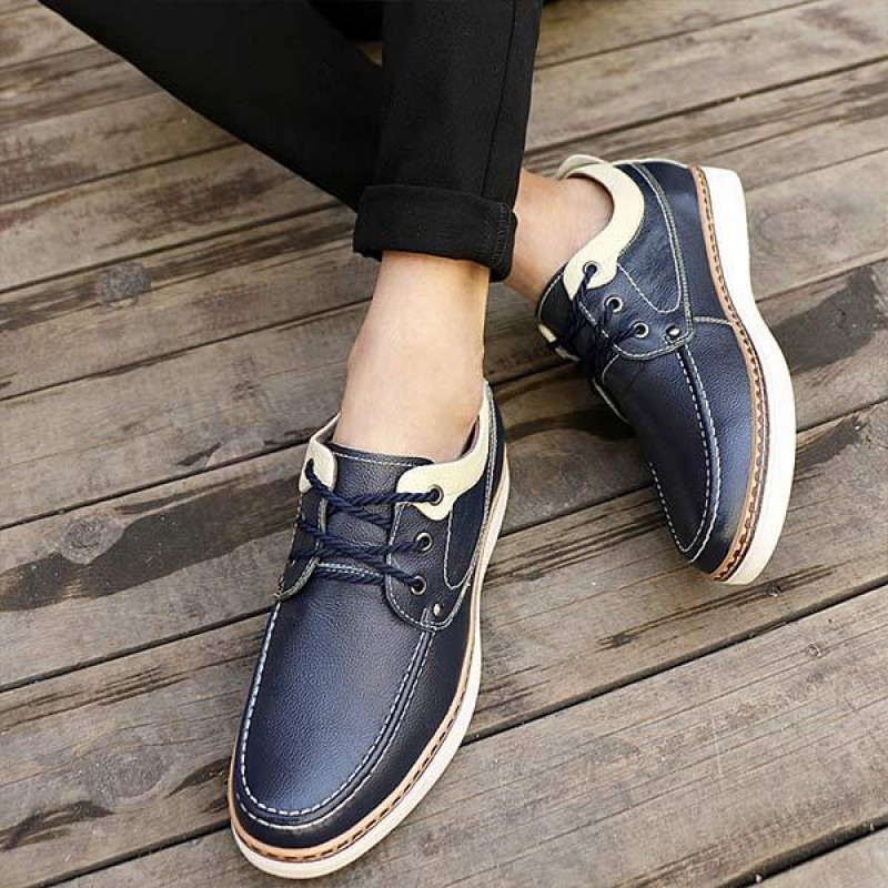 MENS CASUAL BUSINESS LEATHER SHOES 23583763