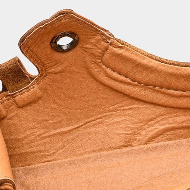 MENS CASUAL LACE UP HANDMADE SHOES 26804208M