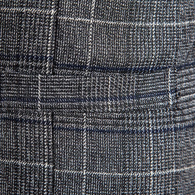 Mens Double Breasted Slim Fit Vintage Suit Vest (Shirt And Tie Excluded) 93941750M