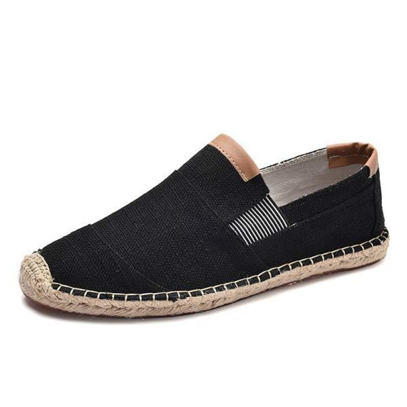 MENS LINEN CANVAS FISHERMANS SHOES 47496696