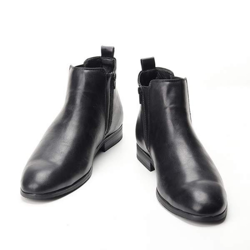 MENS BLACK CLASSIC CHELSEA BOOTS 60413229