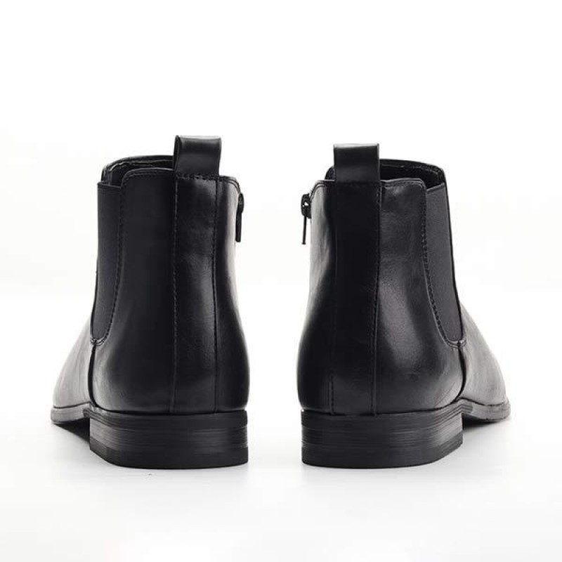 MENS BLACK CLASSIC CHELSEA BOOTS 60413229