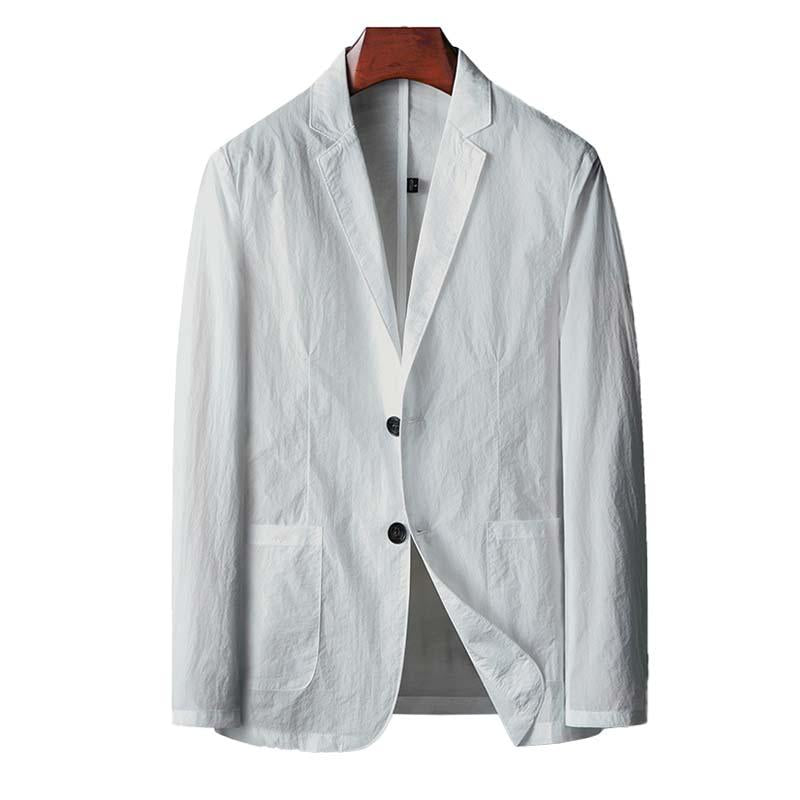Mens Casual Thin Lapel Single Breasted Blazer 59719220M