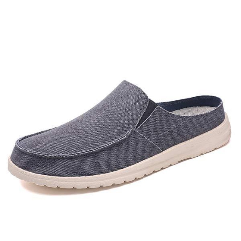 MENS CANVAS HALF SLIPPERS 57766539