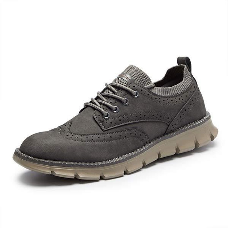 MENS BROGUE CASUAL LEATHER SHOES 08195238