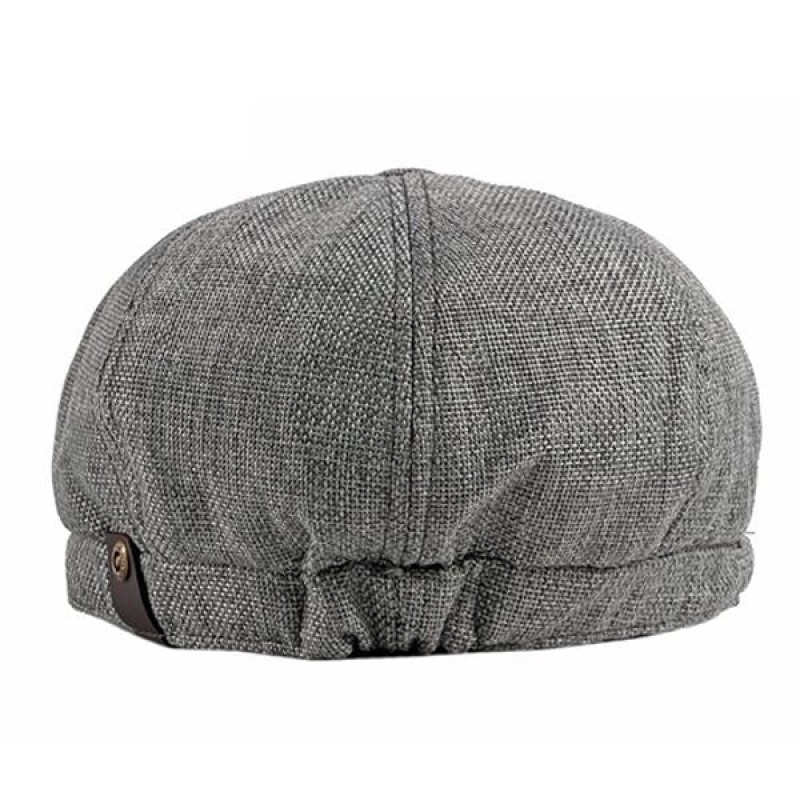 Mens Thin Breathable Retro Casual Beret 05351369M
