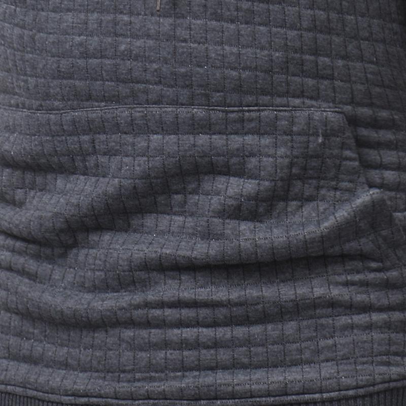 Mens Zipper Decor Loose Fit Casual Hoodie 22625474Z