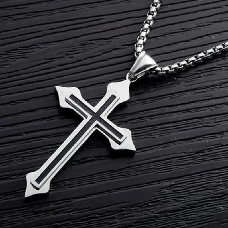 CROSS NECKLACE 24334738M
