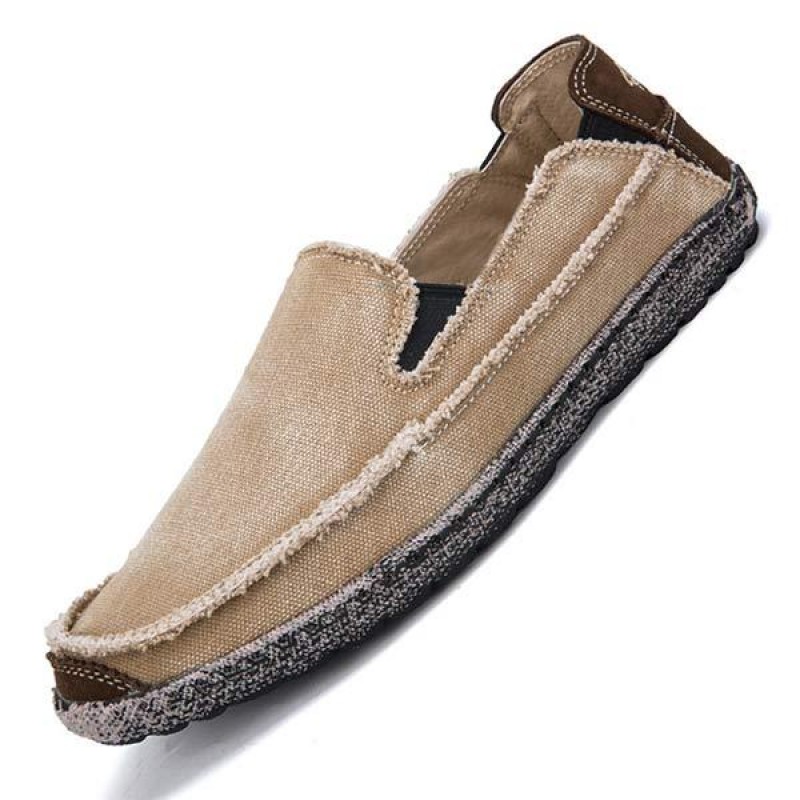 MENS WASHED DENIM CANVAS BREATHABLE CASUAL SHOES 14309547
