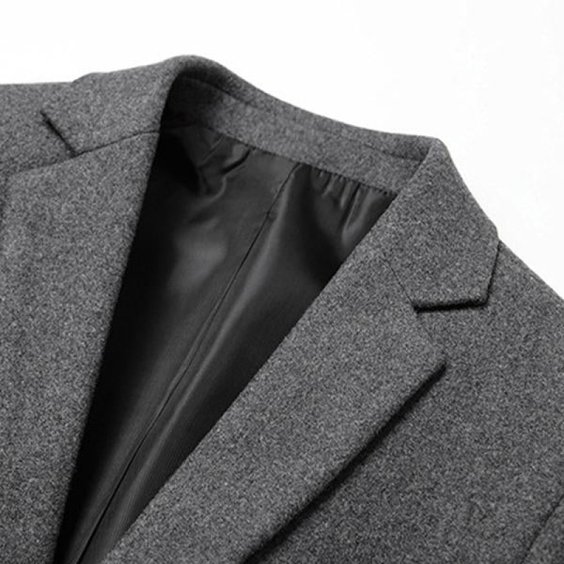 Mens Retro Solid Color Blazer 91179095X