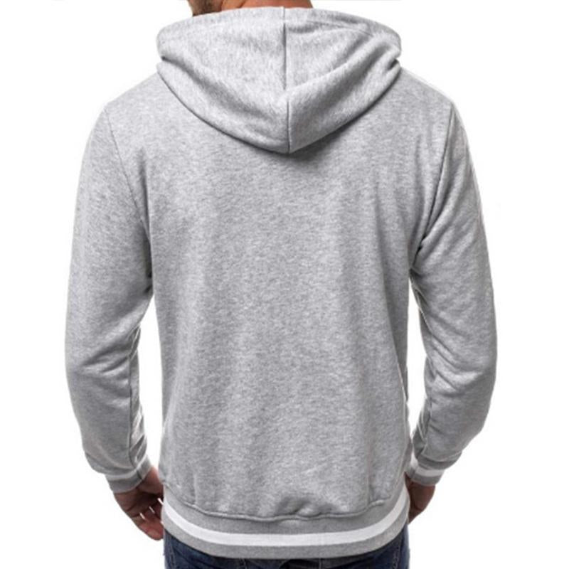 Mens Casual Zipper Hoodie Jacket 94332526M