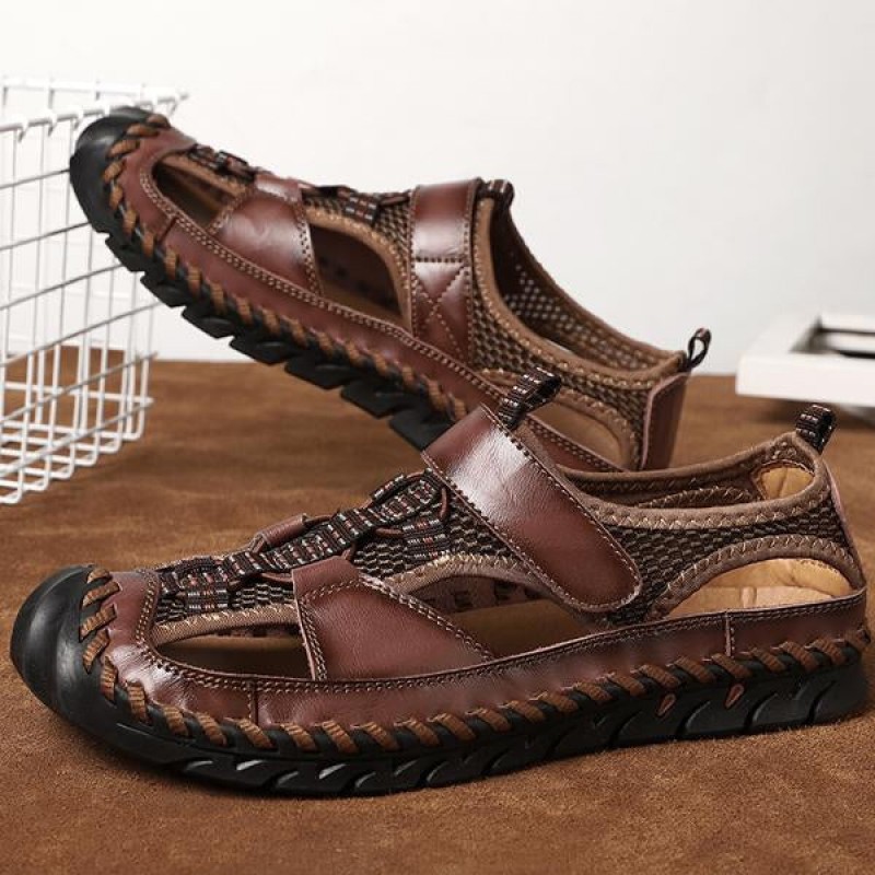 MENS OUTDOOR BREATHABLE BEACH SHOES 00450637X