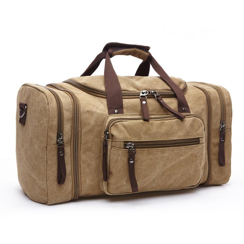 VINTAGE CASUAL LARGE CAPACITY CANVAS TOTE BAG Travel Bag