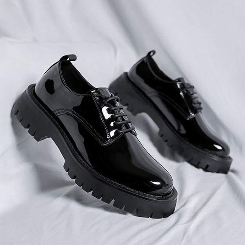 MENS PLATFORM LACE UP SHOES 35470566