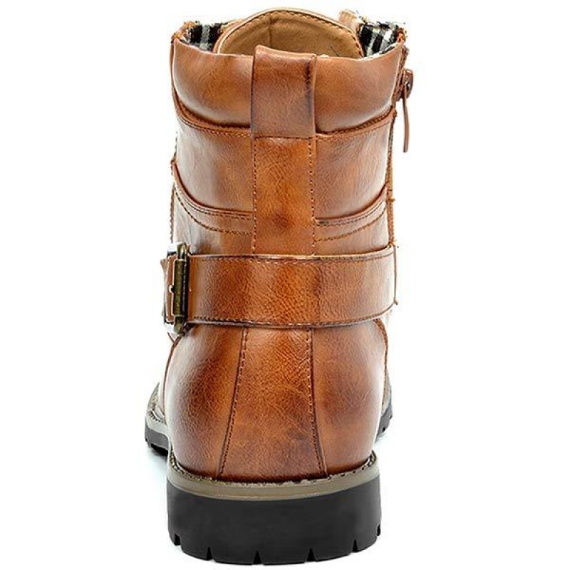 MENS METAL DOUBLE ZIP RIDER BOOTS 46764393C