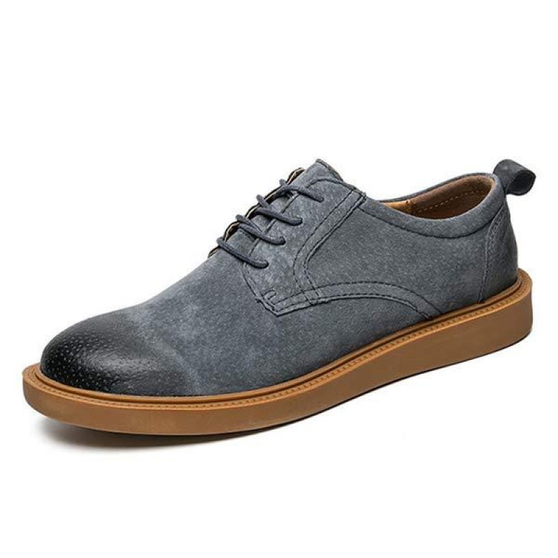 MENS ROUND TOE LACE UP OXFORD SHOES 87635030