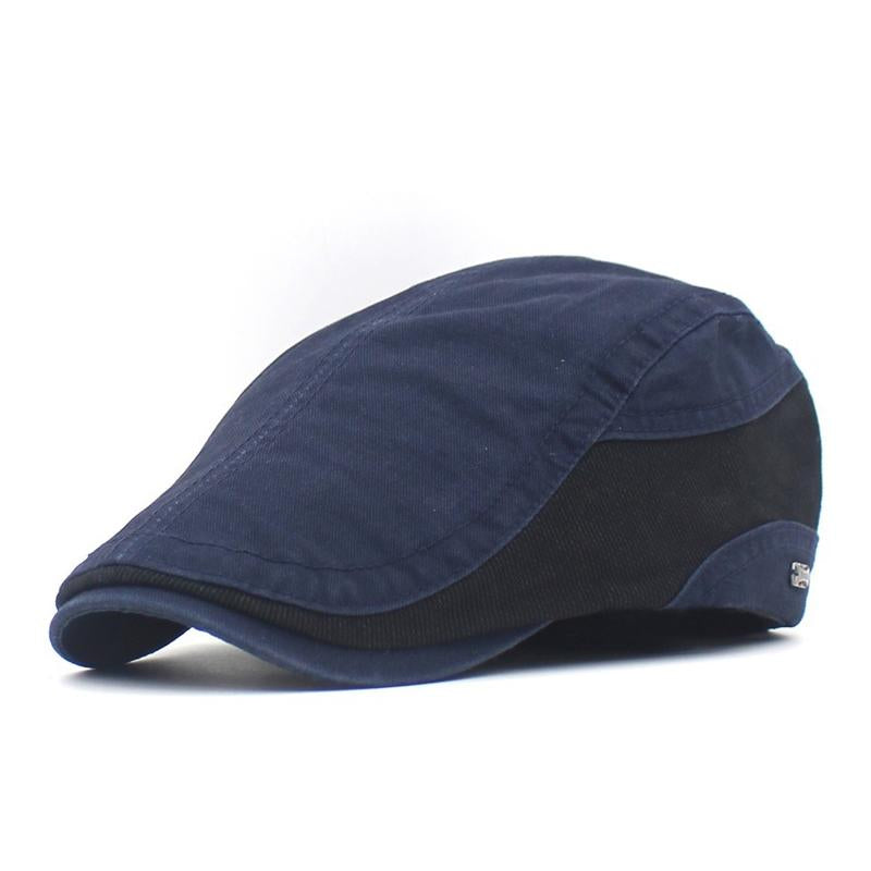 Mens Vintage Solid Color Stitching Hat 13520411Y