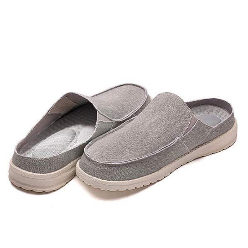 MENS CANVAS HALF SLIPPERS 57766539