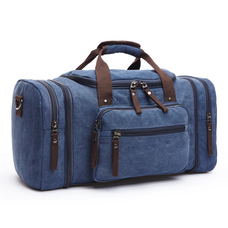 VINTAGE CASUAL LARGE CAPACITY CANVAS TOTE BAG Travel Bag
