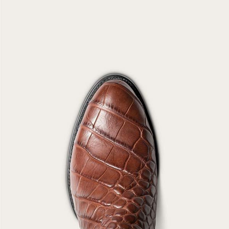 MENS VINTAGE CROCODILE WESTERN COWBOY BOOTS 33120809C