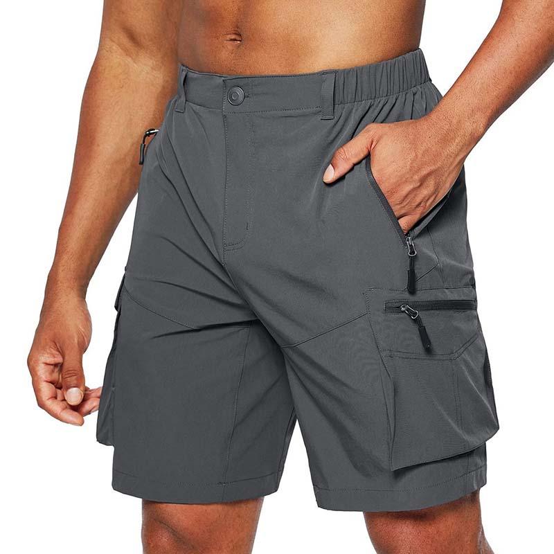 Mens Casual Multi-pocket Quick Dry Shorts 24086685M