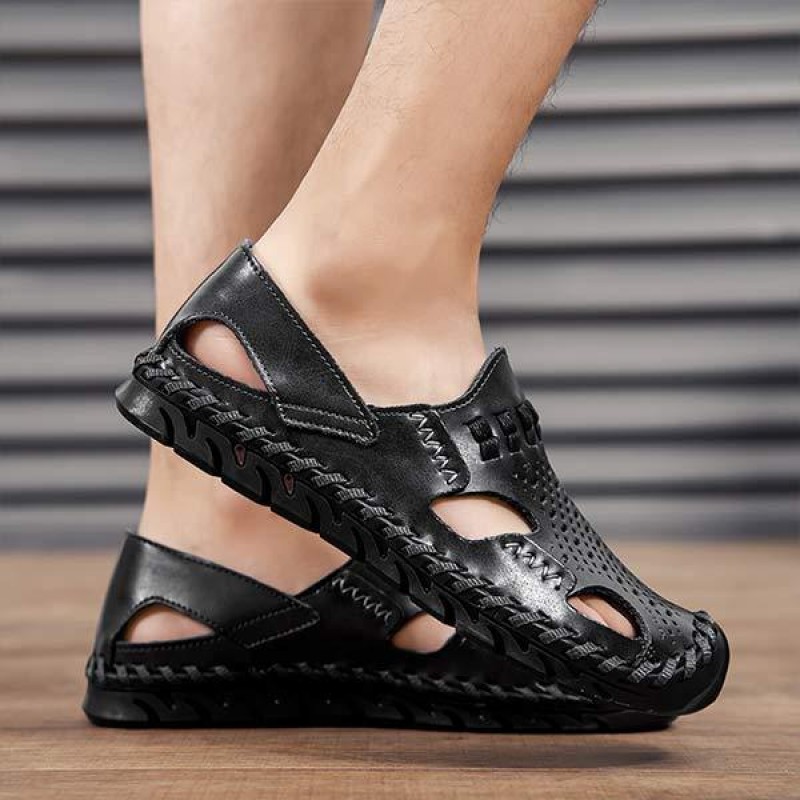 MENS OUTDOOR CASUAL LEATHER SANDALS 83083901
