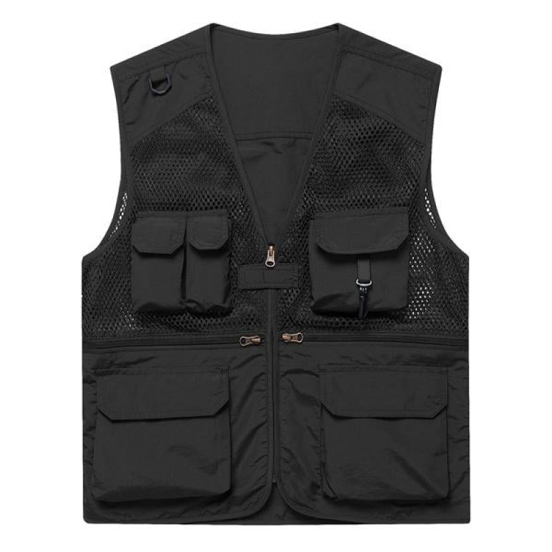 Mens Multi Pocket Mesh Vest 16233504M