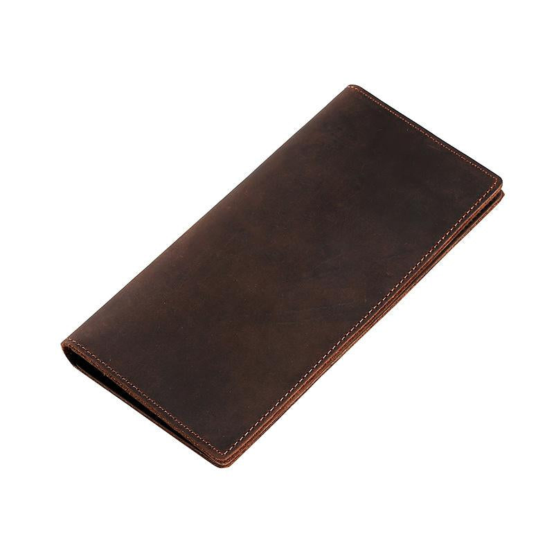 MenS Vintage Leather Ultra-Thin Large-Capacity Wallet 38732949Y