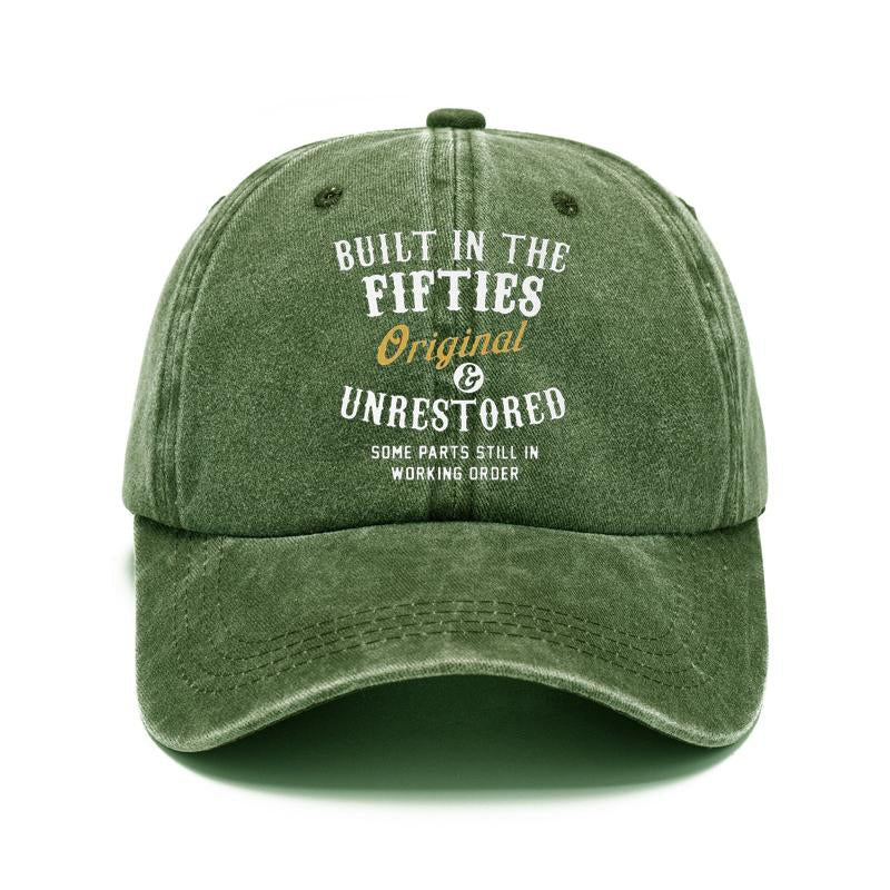 Mens Vintage Letter Print Cap 75166682Y