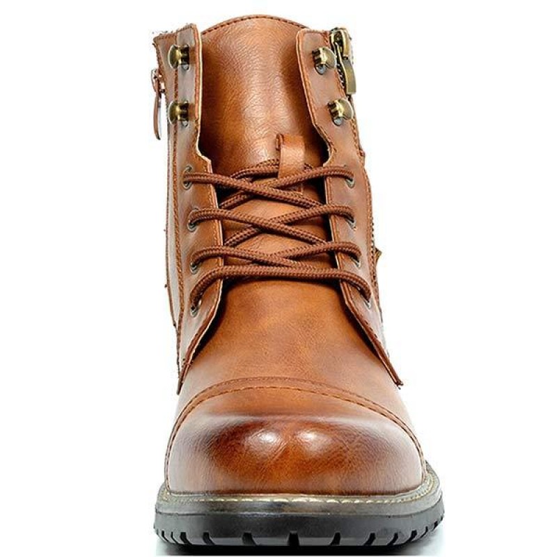 MENS METAL DOUBLE ZIP RIDER BOOTS 46764393C