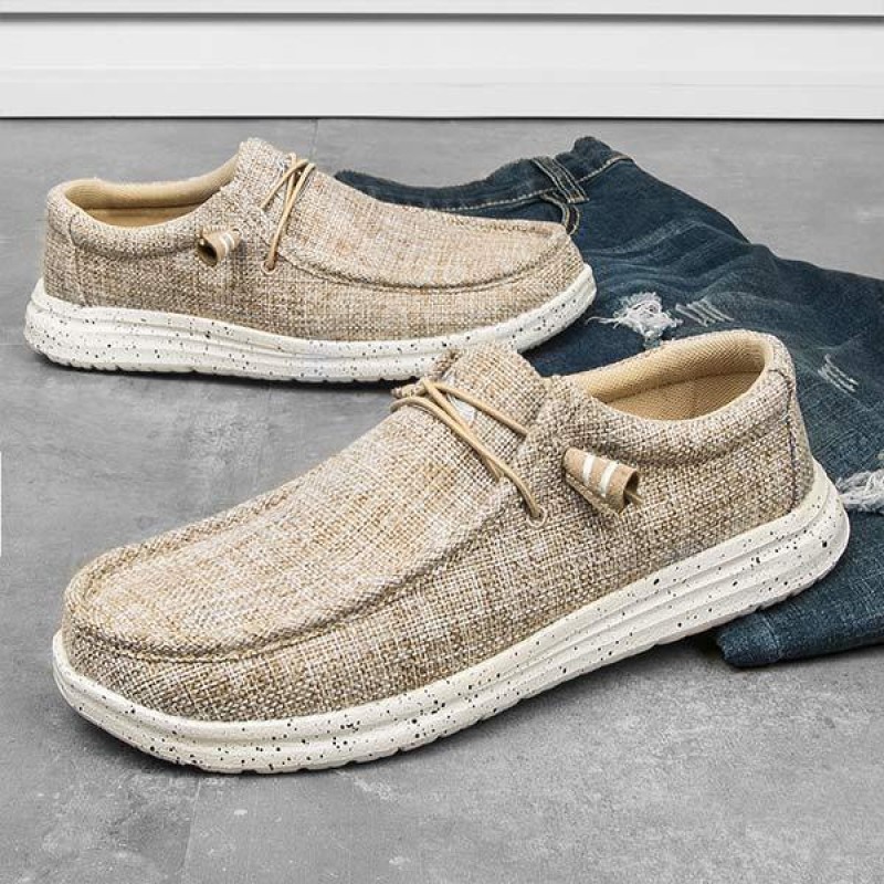 MENS CANVAS LOAFERS 25677715