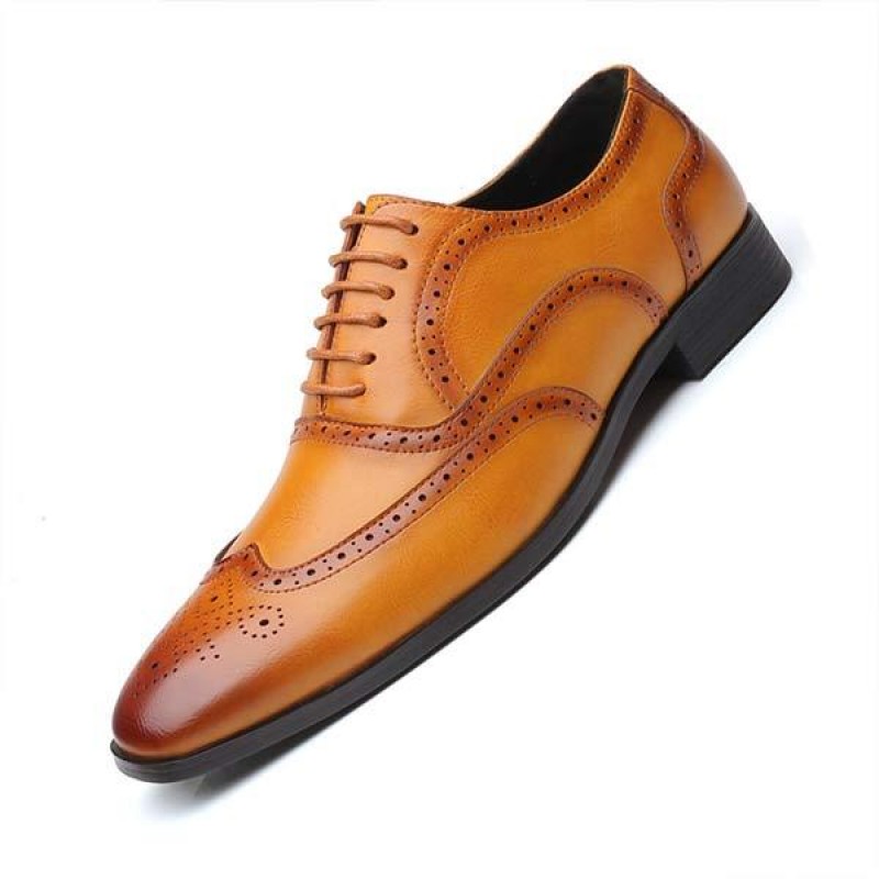 MENS BROGUE BUSINESS SHOES 02236217