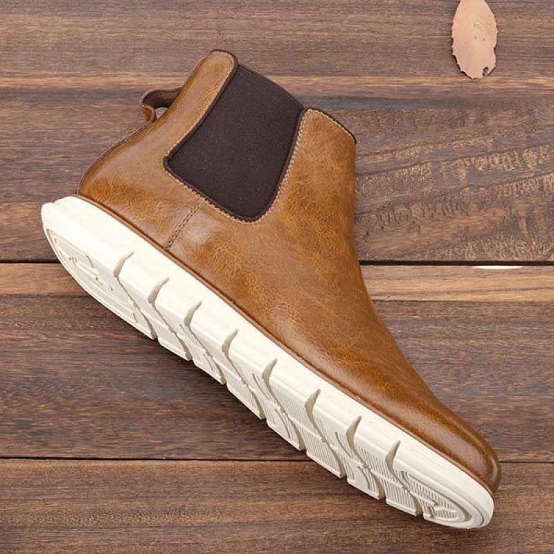 MENS POLISHED CHELSEA BOOTS 70524386