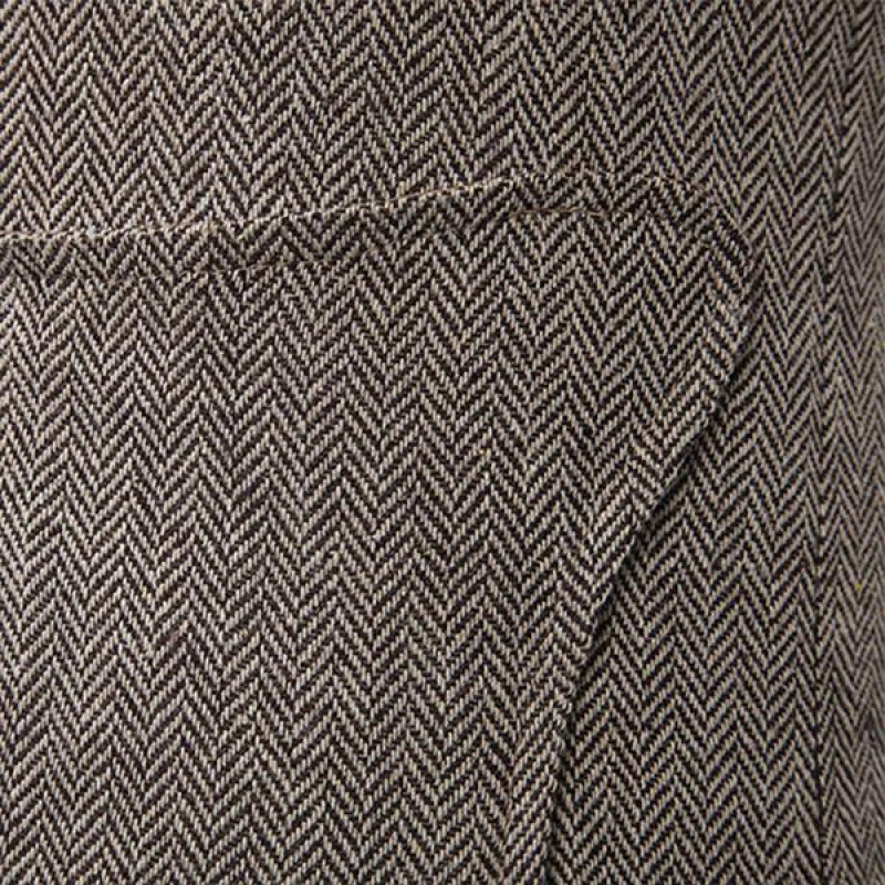 Mens Single Breasted Lapel Vest 81267203M