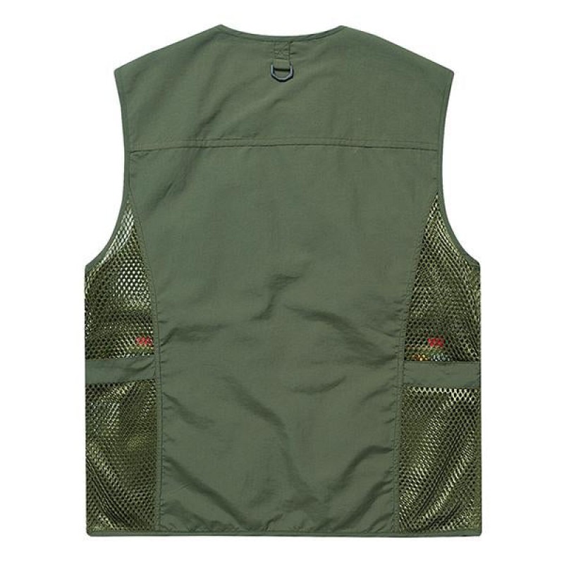 Mens Multi Pocket Mesh Vest 16233504M