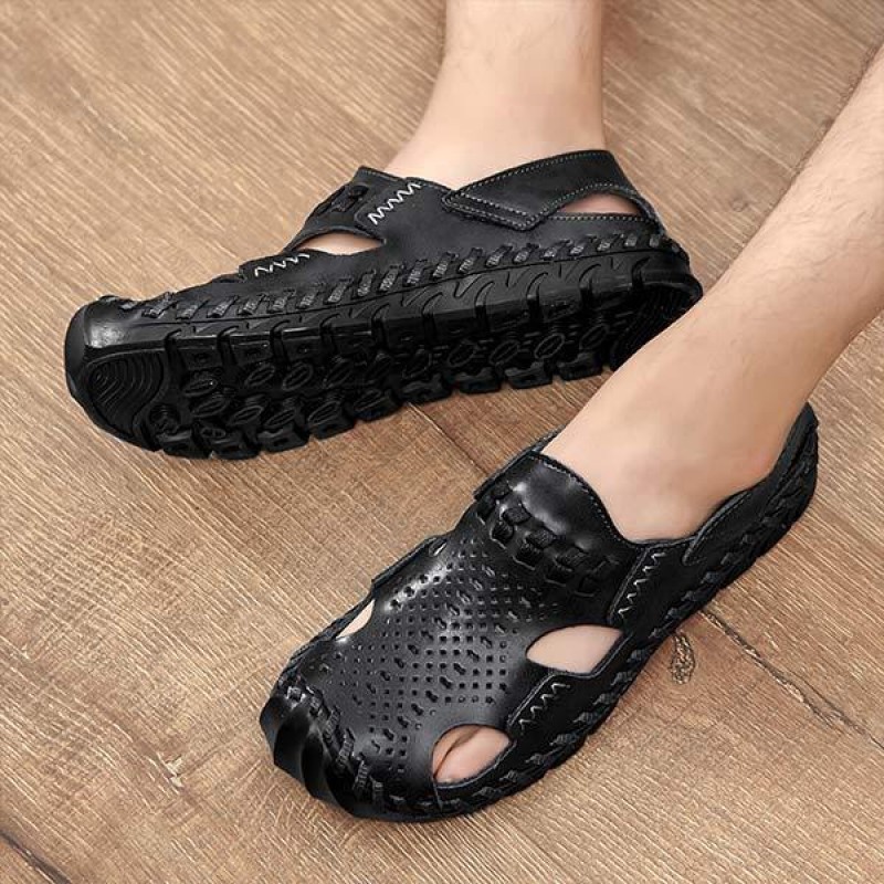 MENS OUTDOOR CASUAL LEATHER SANDALS 83083901
