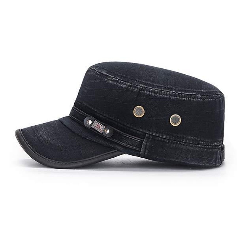 Mens Leather Brim Vintage Hat 86827533W