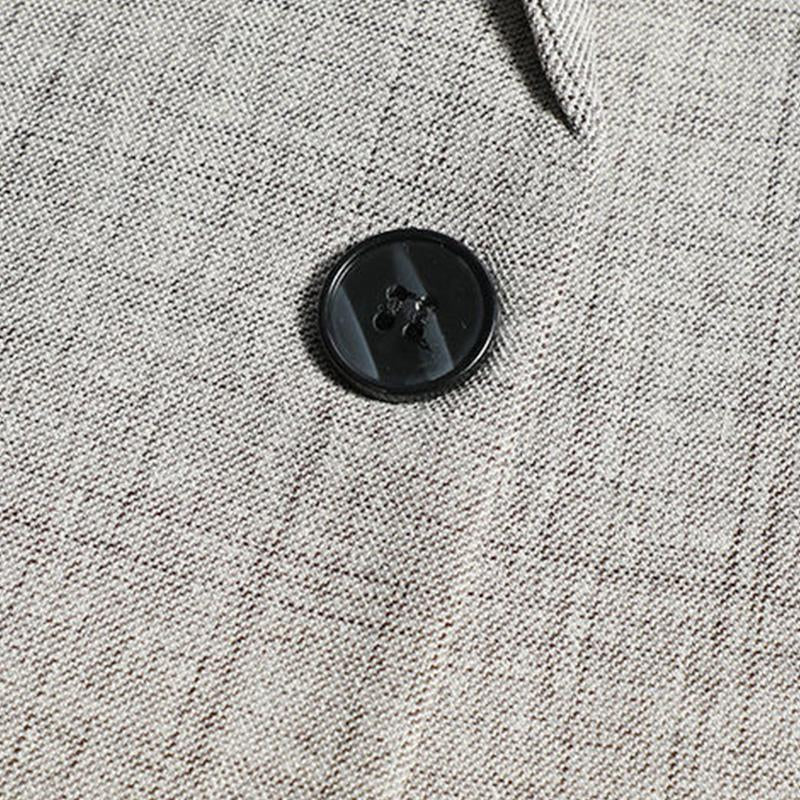 Mens Casual Thin Lapel Single Breasted Blazer 09777949M