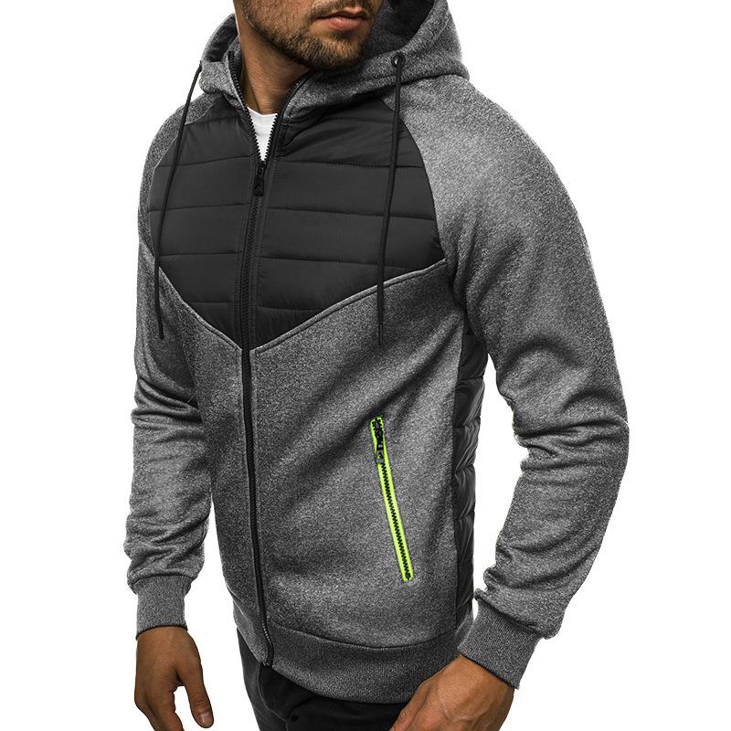 Mens Casual Zipper Hoodie Jacket 40406042X