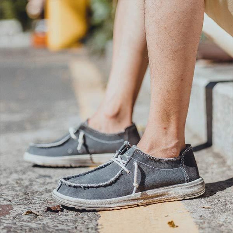 MENS SLIP-ON CANVAS SHOES 63069952